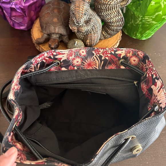 Black Vegan Leather Nanette Lepore Backpack - Picture 4 of 7